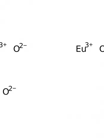 Chemical structure of Europium(III)Oxide,Nanopowder,