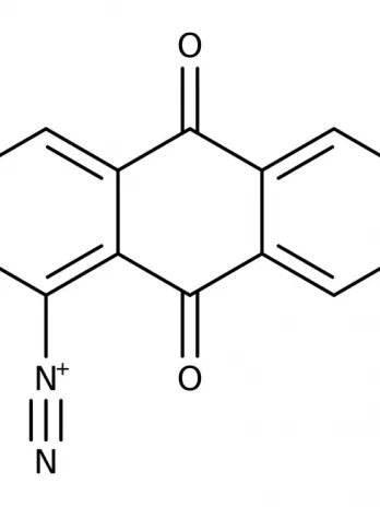 Chemical structure of Fast red Al salt | 16048-40-1