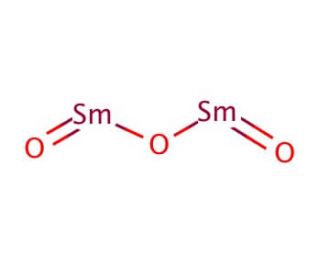 Chemical structure of Samarium(III)Oxide Nanopowder