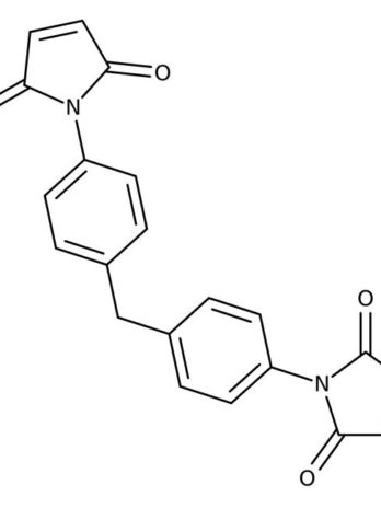 Chemical structure of N,N'-(4,4'-diphenylmethane bismaleimide) | 13676-54-5