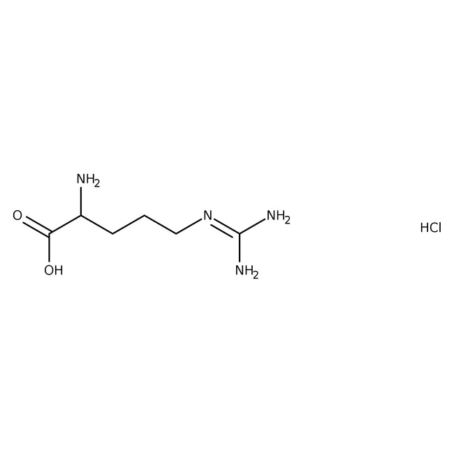 Chemical structure of L-Arginine HCI | 1119-34-2