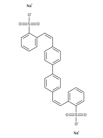 Chemical structure of Optical Brightener CXT (C.I. 71) | 27344-41-8