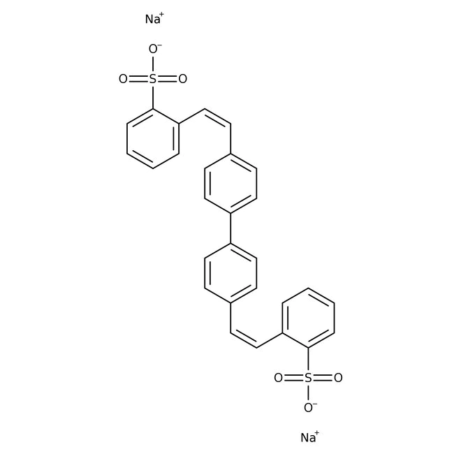 Chemical structure of Optical Brightener CXT (C.I. 71) | 27344-41-8