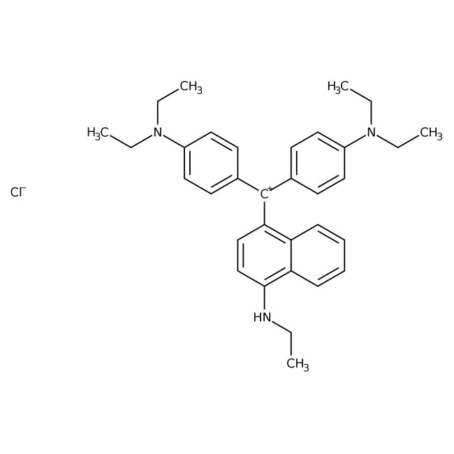 Chemical structure of VICTORIA BLUE BO | 2390-60-5