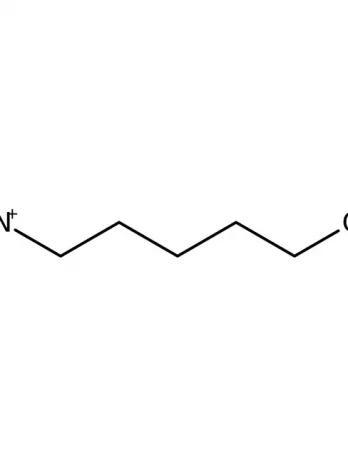 Chemical structure of 5-Amino-1-pentanol | 2508-29-4