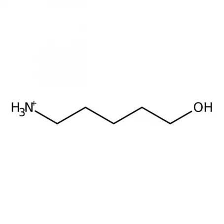 Chemical structure of 5-Amino-1-pentanol | 2508-29-4