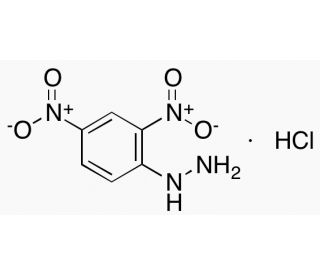 Chemical structure of 2,4-Dinitrophenylhydrazine (salt form) | 55907-61-4