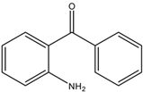 Chemical Structure of 2-Aminobenzophenone (CAS 2835-77-0)