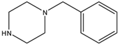 Chemical structure of N-Benzyl piperazine | 2759-28-6