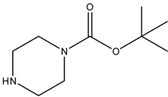 Chemical Drawing of 1-Boc-piperazine | 57260-71-6