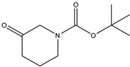 Chemical drawing of 1-Boc-3-Piperidone with CAS 98977-36-7