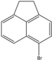 Chemical drawing of 5-Bromoacenaphthene | 2051-98-1