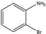Chemical Drawing of 2-Bromoaniline | 615-36-1