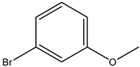Chemical drawing of 3-Bromoanisole | 2398-37-0