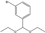 Chemical drawing of 3-Bromobenzaldehyde diethyl acetal | 75148-49-1