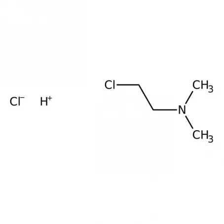 Chemical structure of 2-(Dimethylamino)ethyl hydrochloride | 4584-46-7