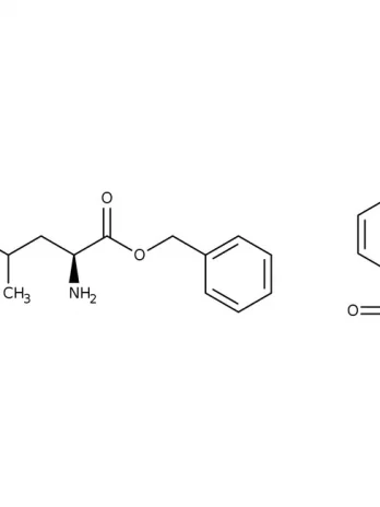 Chemical structure of H-Leu-OBzl.TOS | 1738-77-8