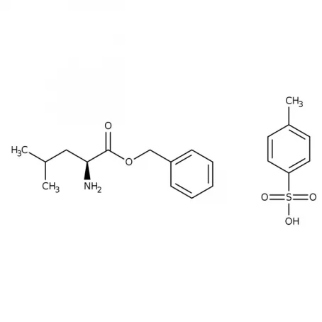 Chemical structure of H-Leu-OBzl.TOS | 1738-77-8