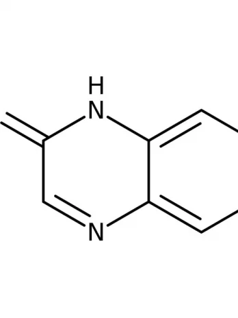 Chemical structure of 2-Quinoxalinol | 1196-57-2