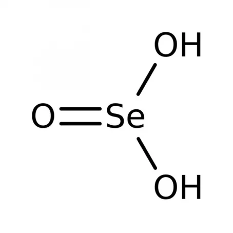 Chemical structure of Selenious acid | 7783-00-8