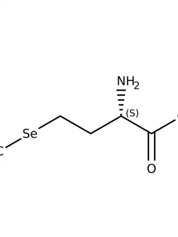Chemical structure of Seleno-L-methionine | 3211-76-5