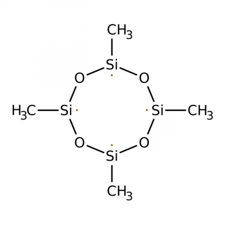 Chemical structure of Tetramethyltetracyclosiloxane | 2370-88-9