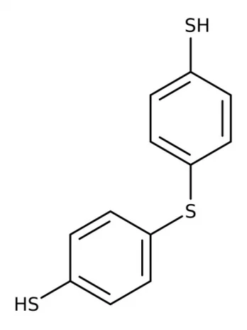 Chemical structure of 4,4’-Thiobisbenzenethiol | 19362-77-7