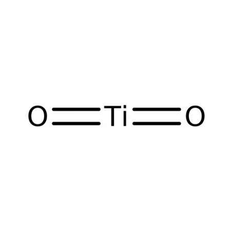 Chemical structure of Titanium(IV)Oxide,Nanopowder,