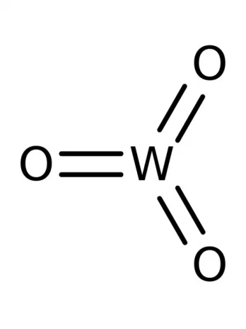 Chemical structure of Tungsten(VI)Oxide Nanopowder
