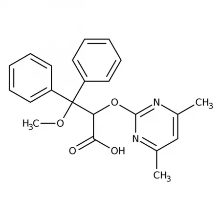 Chemical structure of Ambrisentan | 177036-94-1