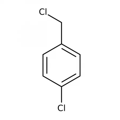 Chemical structure of 4-Chlorobezylchloride | 104-83-6