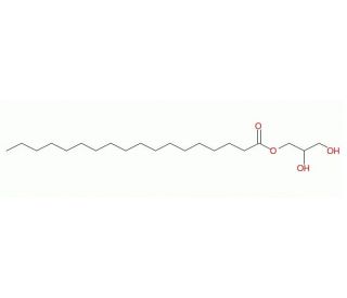 Chemical structure of Glycerol monostearate | 123-94-4