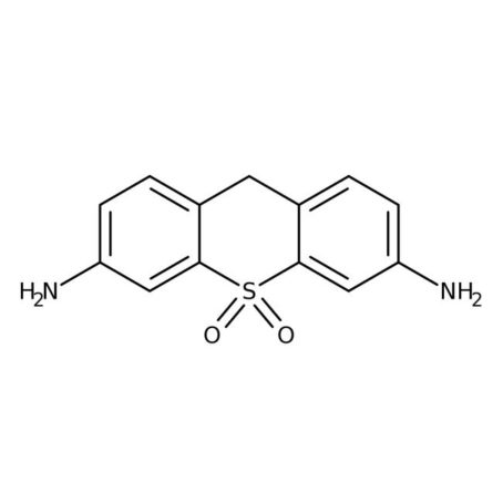 Chemical structure of 3,6-Thioxanthenediamine-10,10-Dioxide | 10215-25-5