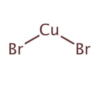 Chemical structure of Copper (II) bromide | 7789-45-9