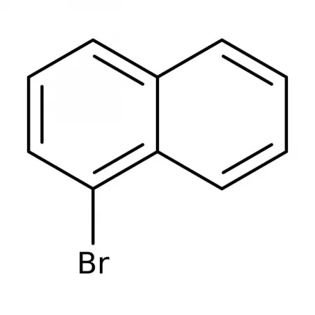 Chemical structure of 1-Bromonaphthalene | 90-11-9