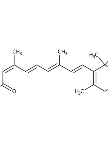 Chemical structure of Isotretinoin | 4759-48-2