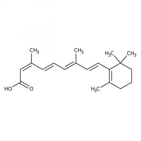 Chemical structure of Isotretinoin | 4759-48-2