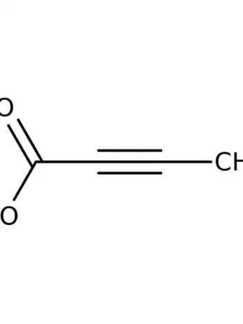 Chemical structure of 2-Butynoic acid | 590-93-2
