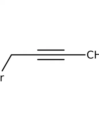 Chemical structure of 2-Bromo-2-butyne | 3355-28-0