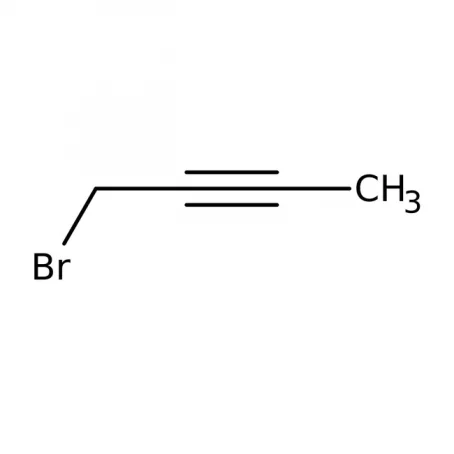 Chemical structure of 2-Bromo-2-butyne | 3355-28-0