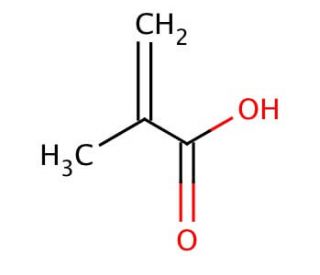 Chemical structure of Methacrylic Acid | 79-41-4