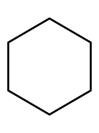 Chemical structure of Cyclohexane | 110-82-7