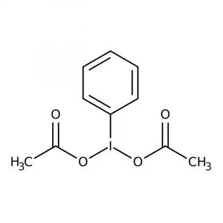Chemical structure of Iodobenzene Diacetate | 3240-34-4