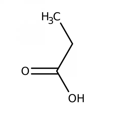 Chemical structure of Propionic acid | 79-09-4