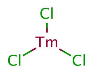 Chemical structure of Thulium III chloride anhydrous | 13537-18-3