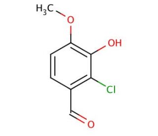 Chemical structure of Chloroisovaniline | 37687-57-3