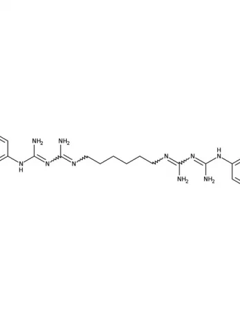 Chemical structure of Chlorhexidine Gluconate | 55-56-1