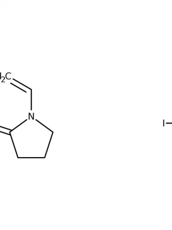 Chemical structure of Povidone-iodine | 25655-41-8