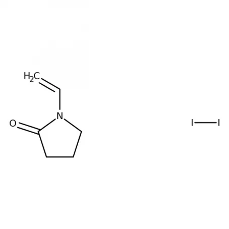 Chemical structure of Povidone-iodine | 25655-41-8