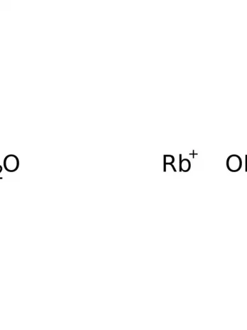 Chemical structure of Rubidium hydroxide hydrate | 12026-05-0